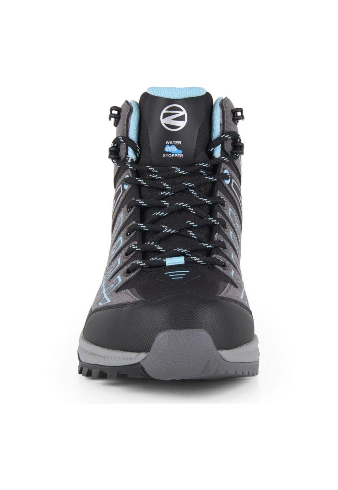 Zapatilla Waterproof Mujer Thunder Mid Gris Cielo Trezeta-2