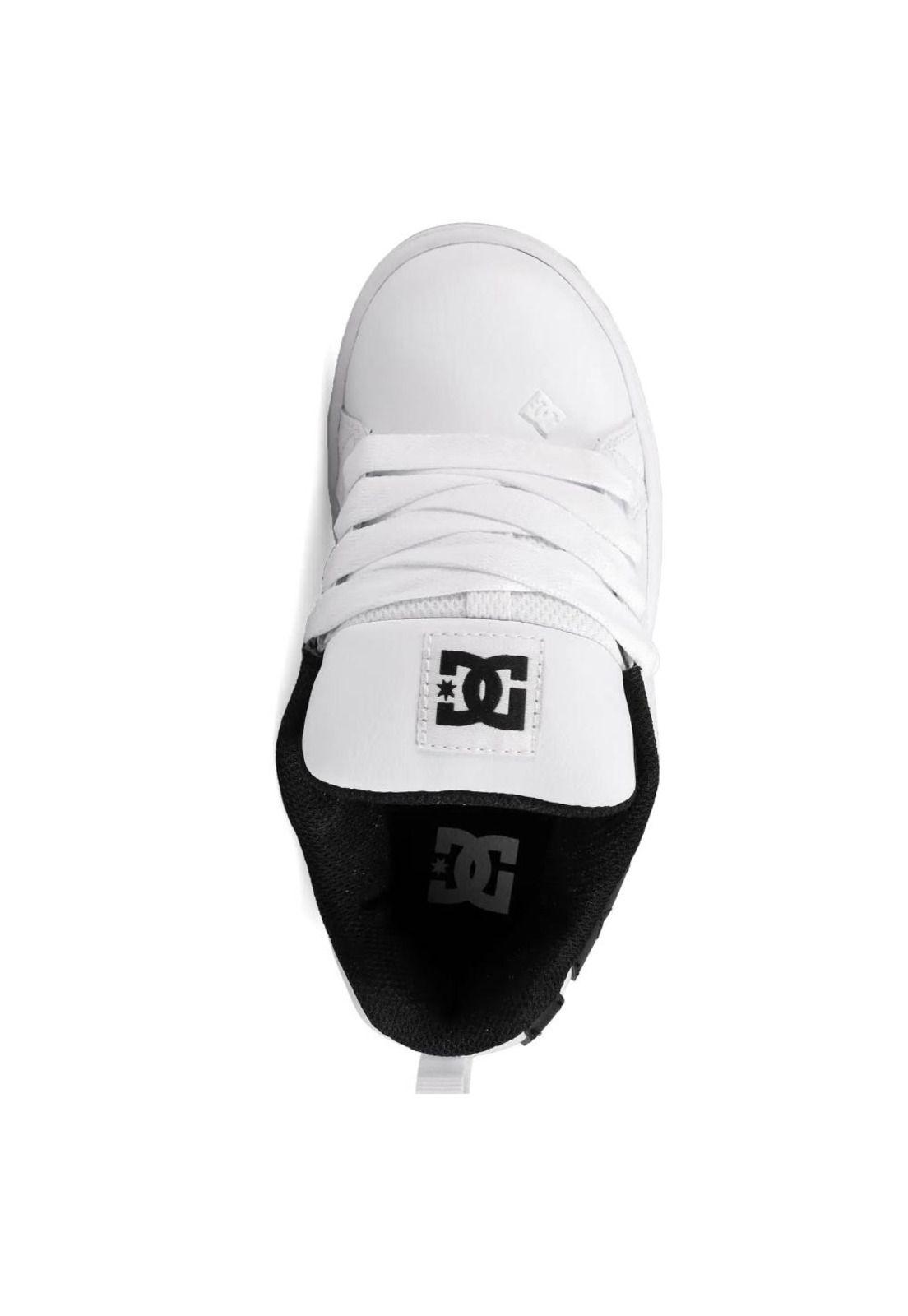 Zapatilla Kids Court Graffik Blanco DC-2