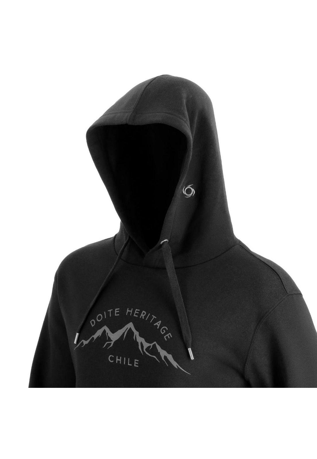 Polerón Hombre Hobby Print Negro Doite-3