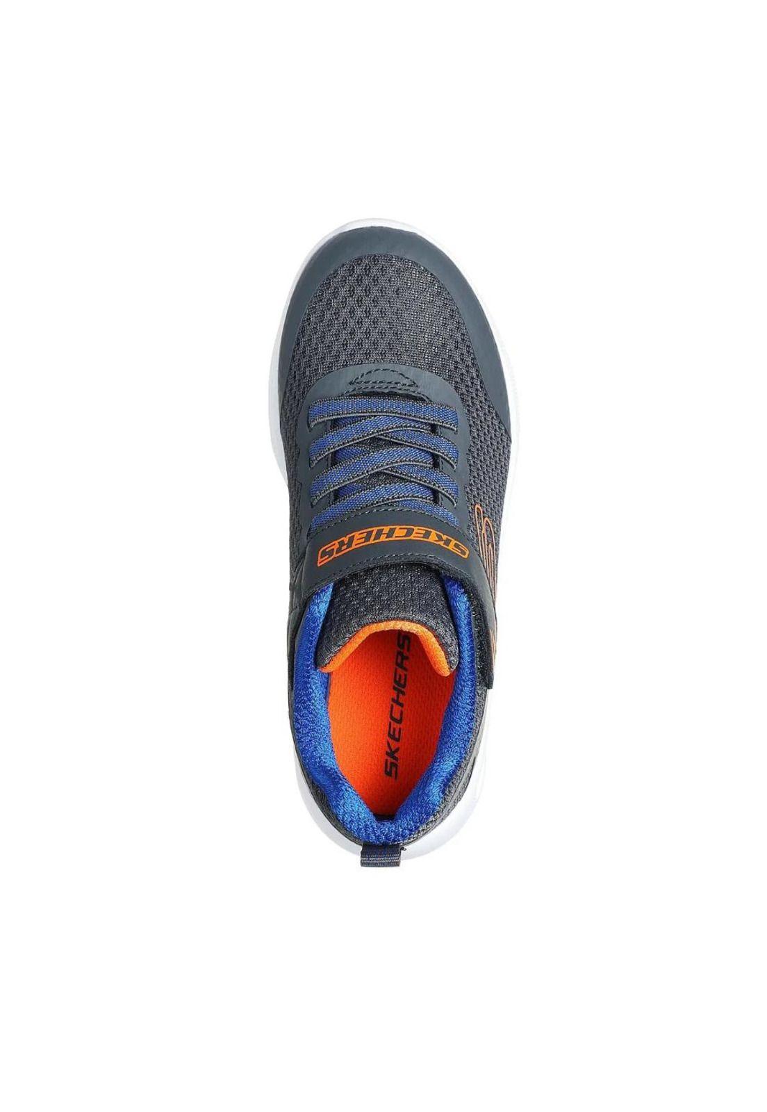 Zapatilla Kids Microspec Max Gris Skechers-2