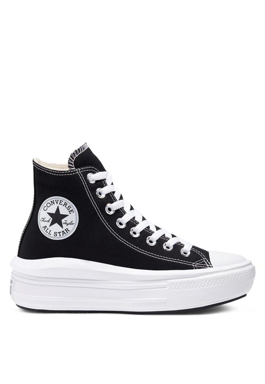 Zapatilla Mujer Chuck Taylor All Star Move Negra Converse-0