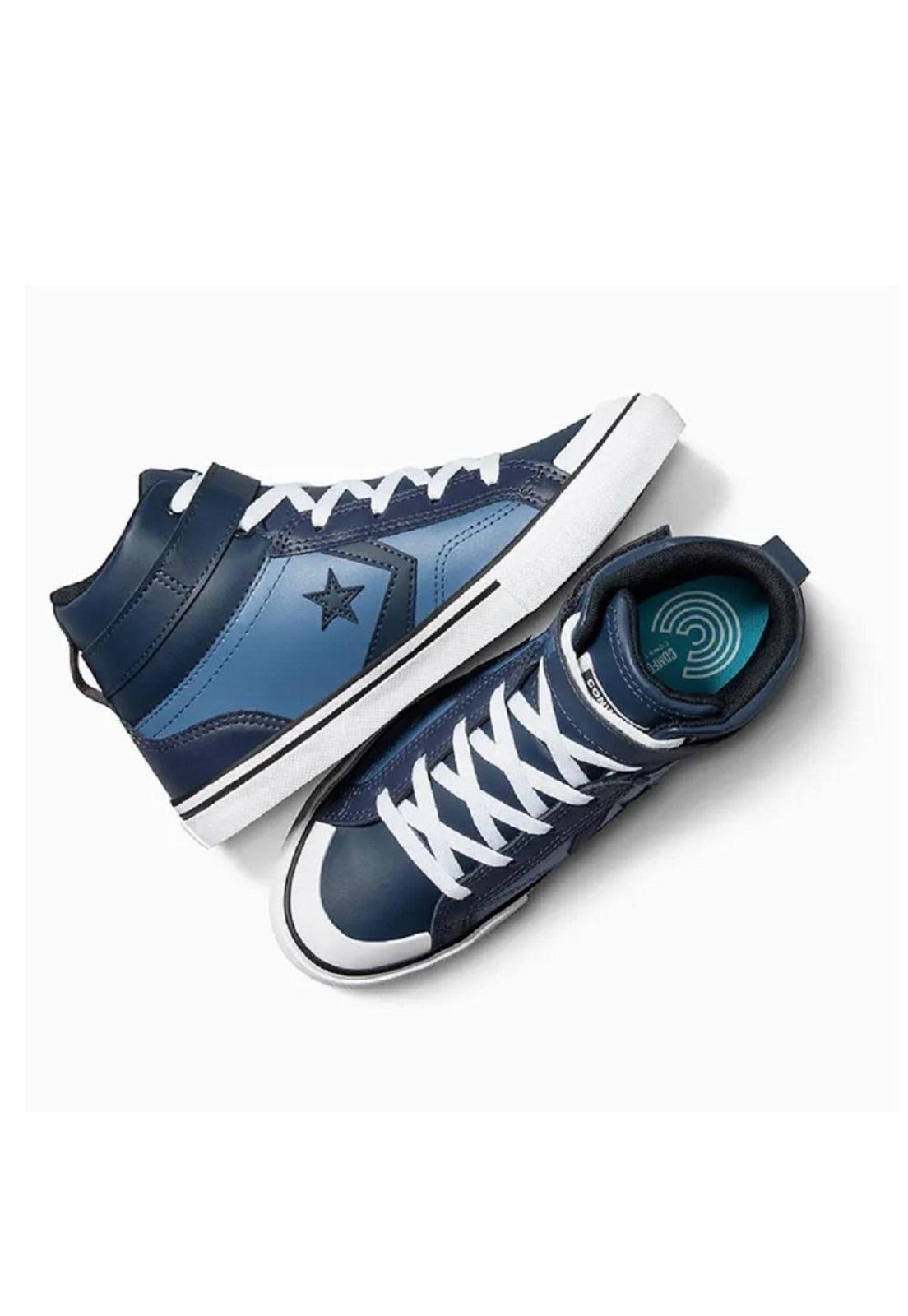 Zapatilla Kids Pro Blaze Classic Azul Converse-2