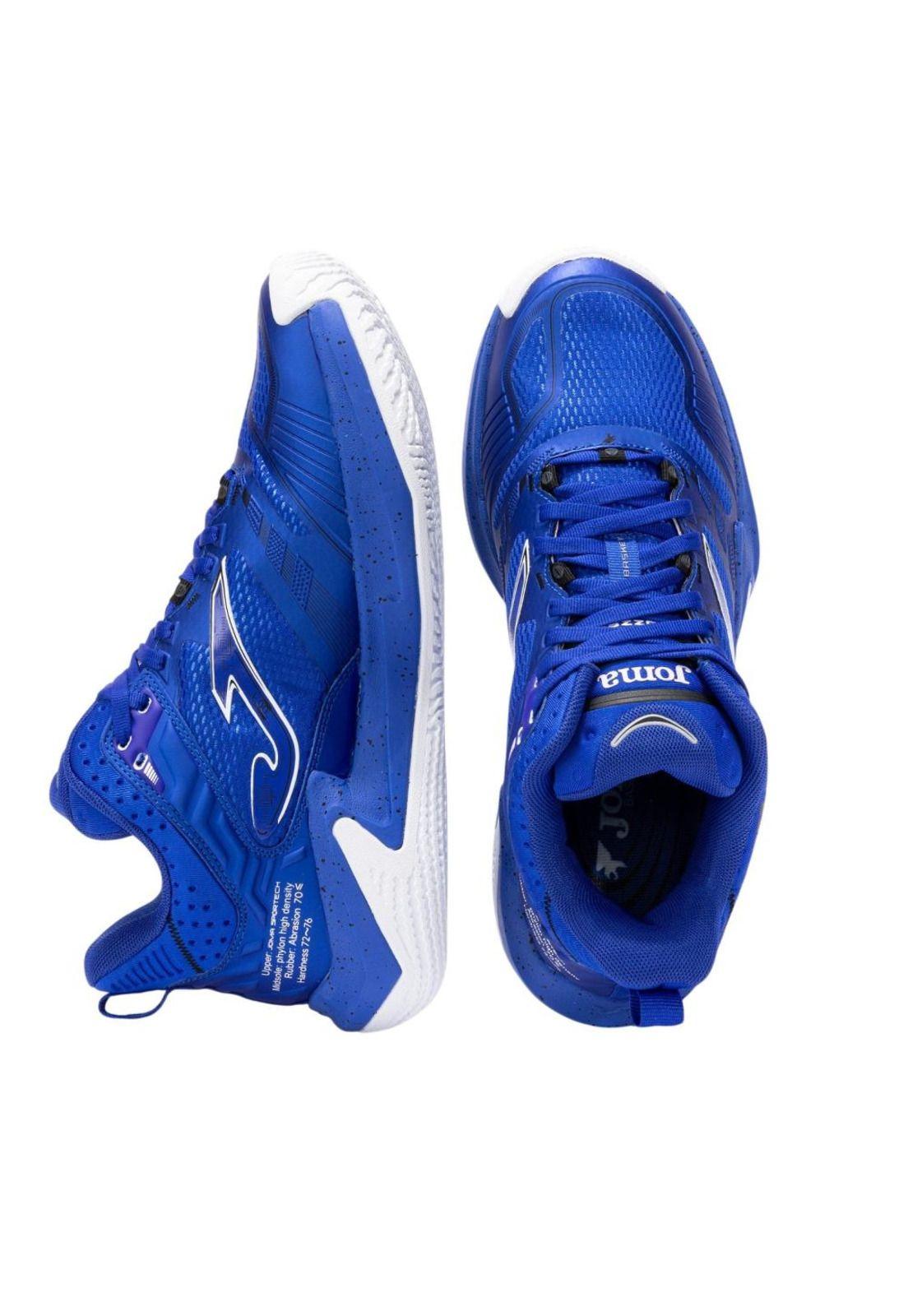 Zapatilla Básquetbol Hombre Buzzer Azul Joma-2