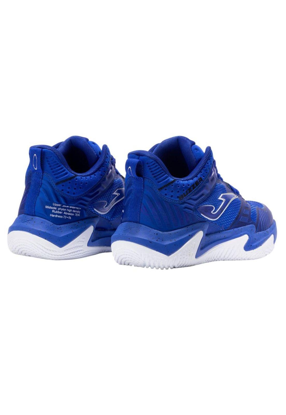 Zapatilla Básquetbol Hombre Buzzer Azul Joma-4