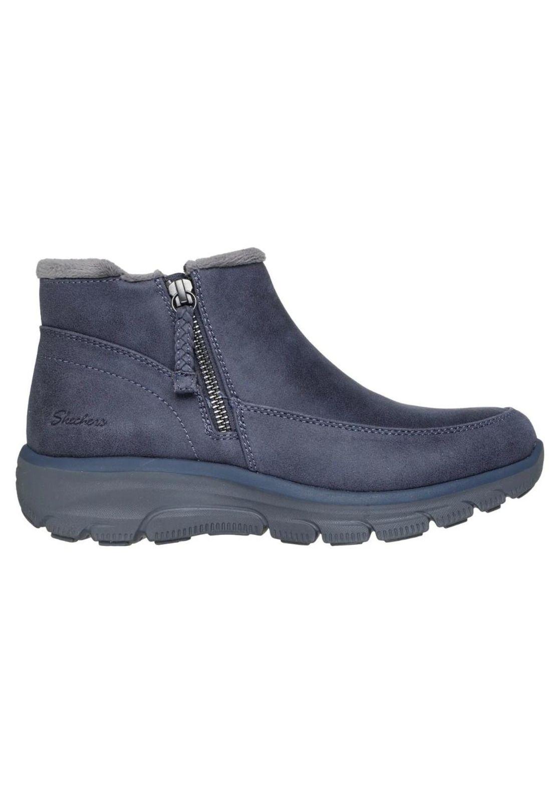 Botín Mujer Easy Going Gris Skechers-0