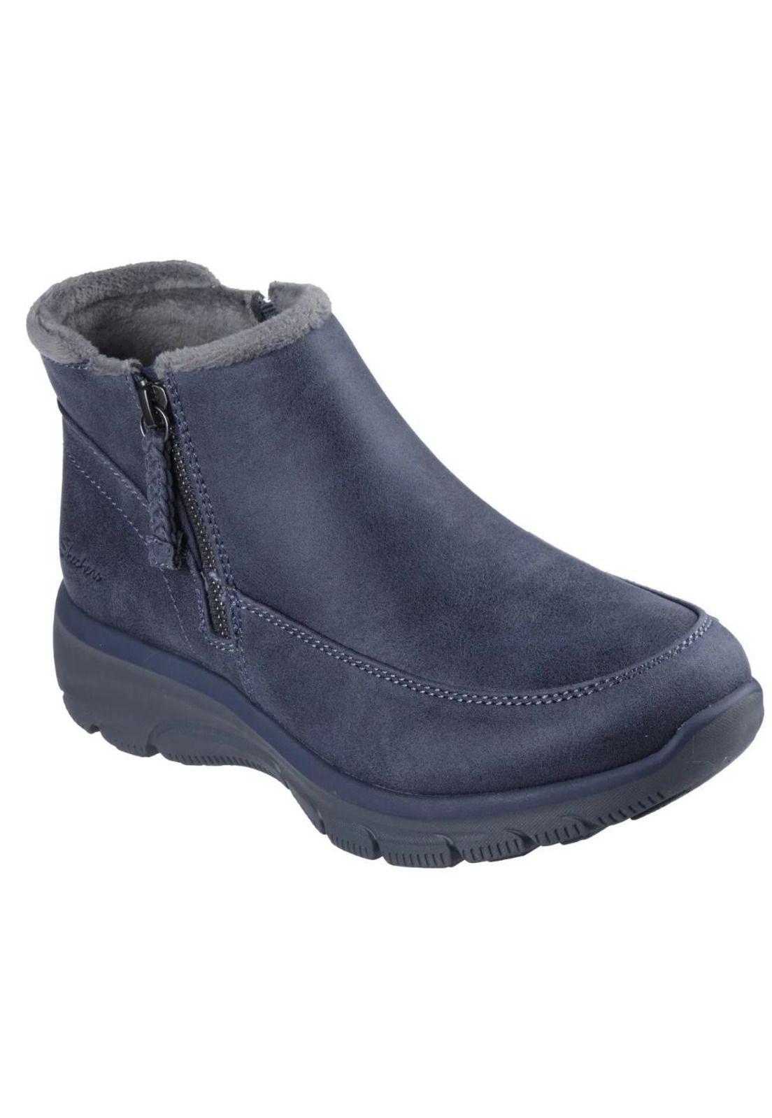 Botín Mujer Easy Going Gris Skechers-1