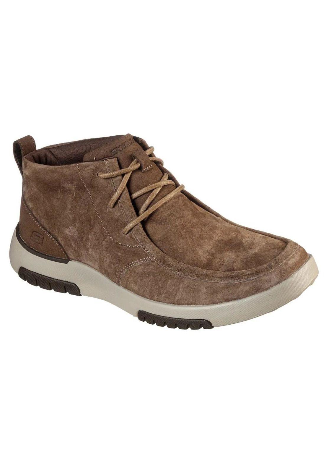 Zapato Hombre Bellinger 2.0 Café Skechers-1