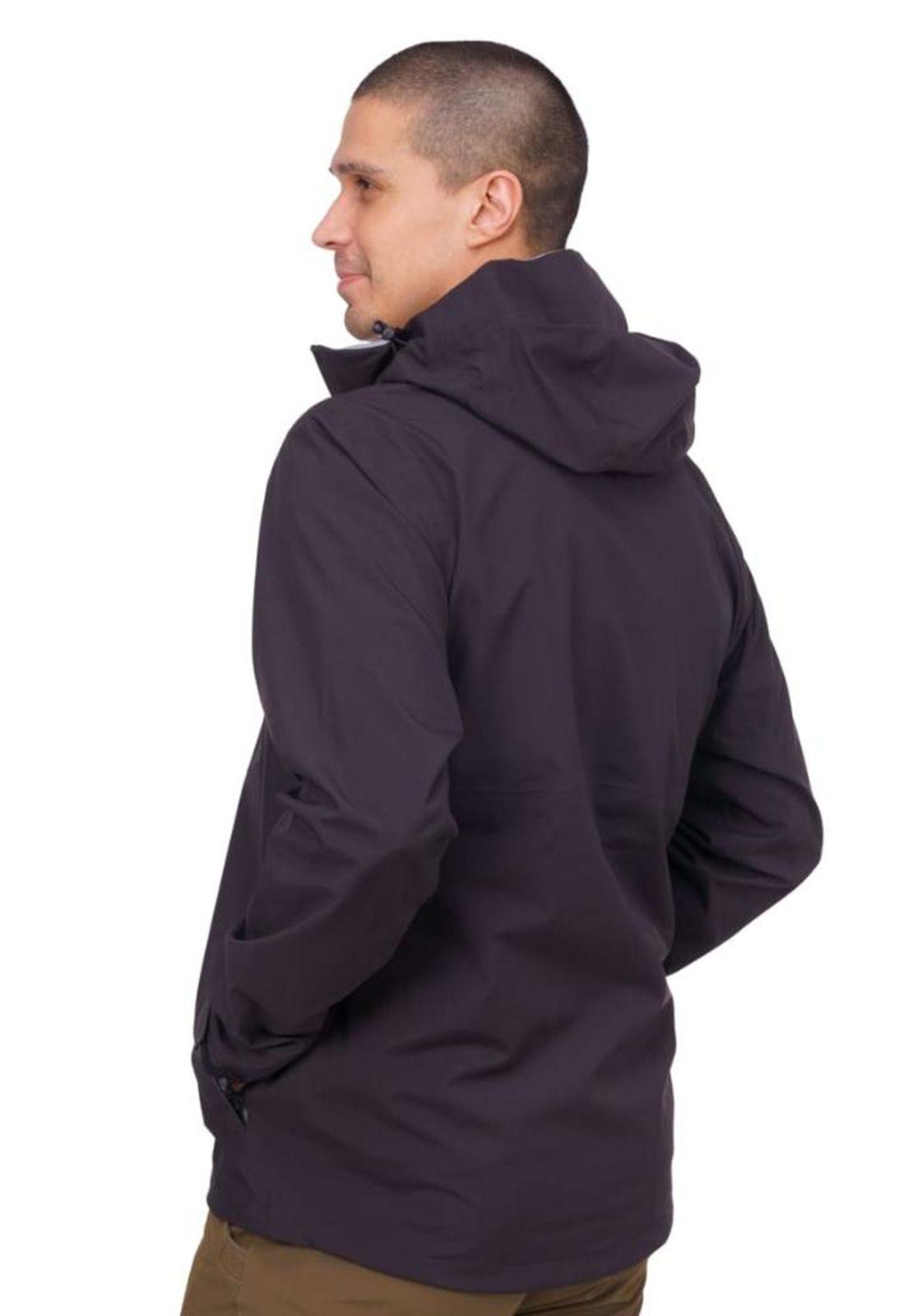 Chaqueta Impermeable Hombre Nagol Negra Aparso-1