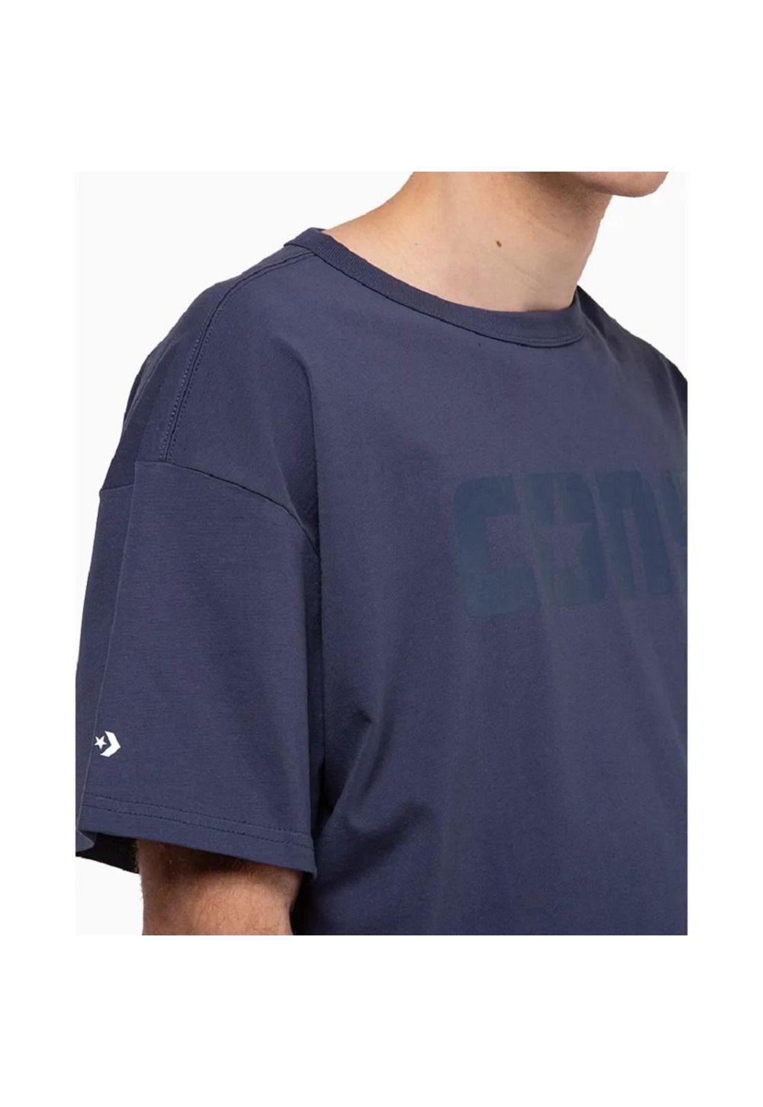 Polera Hombre Cons Azul Converse-2