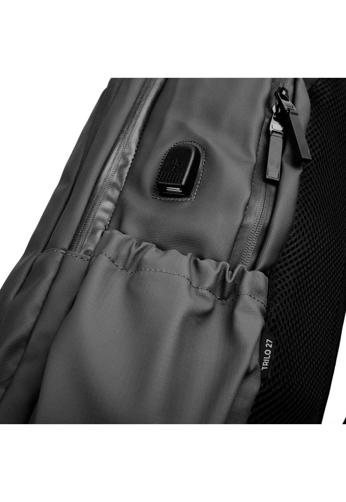 Mochila Bookpack 27 Litros Trilo Negro Doite-5