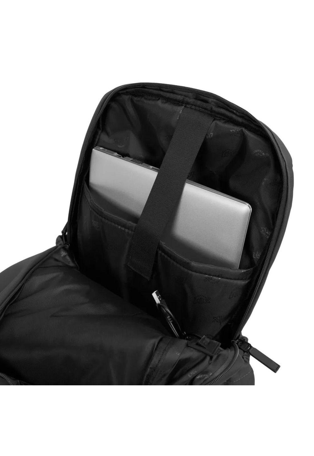 Mochila Bookpack 27 Litros Trilo Negro Doite-6