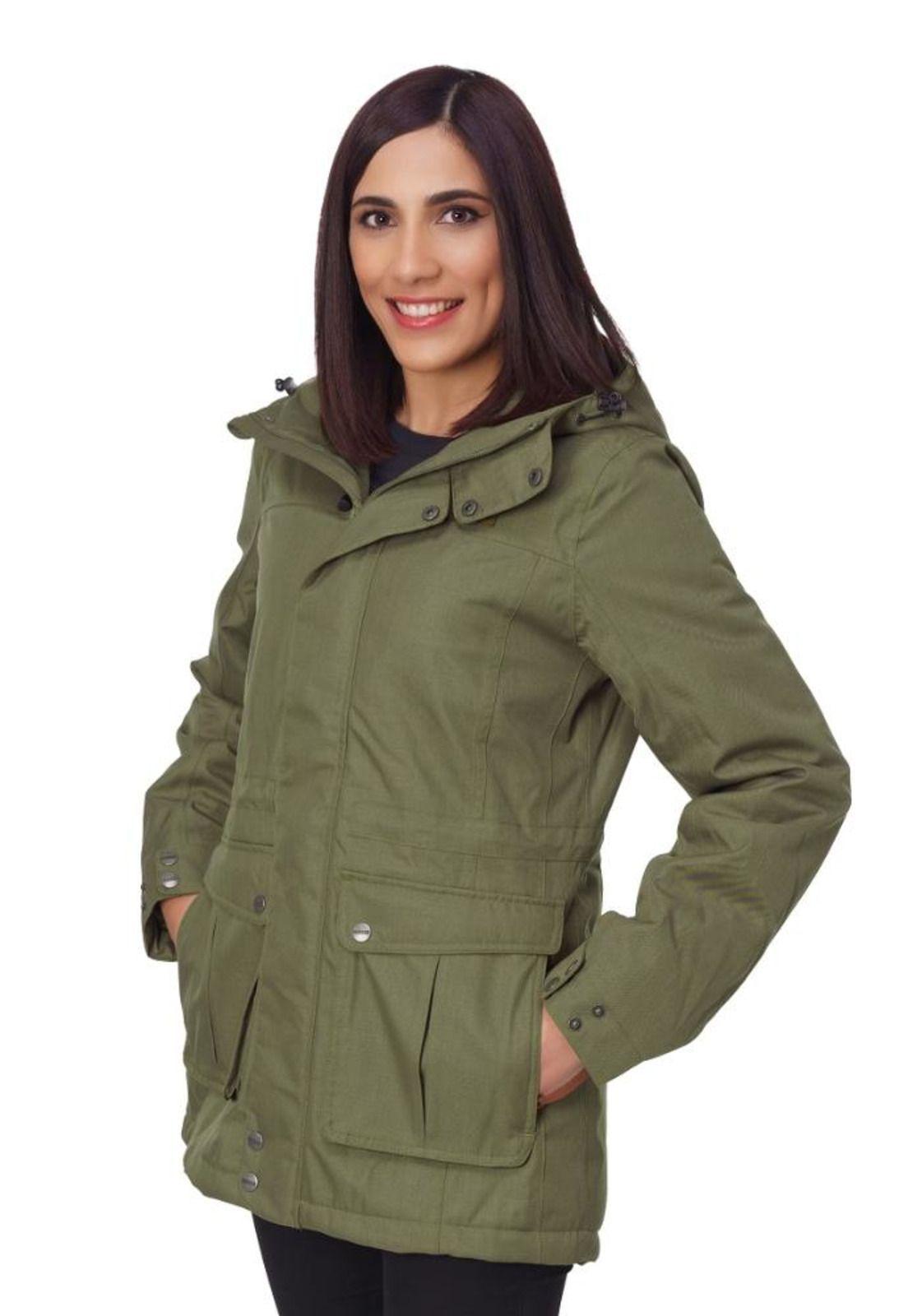 Chaqueta Mujer Andorra Therm Oliva Aparso-0