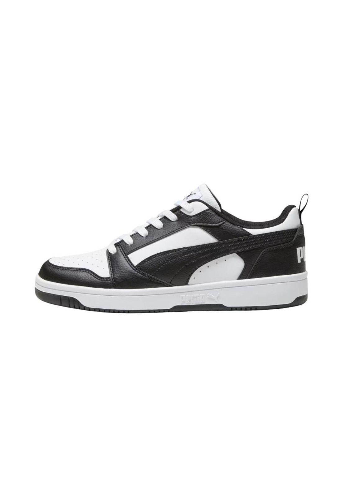 Zapatilla Hombre Rebound V6 Low Negro Blanco Puma-0