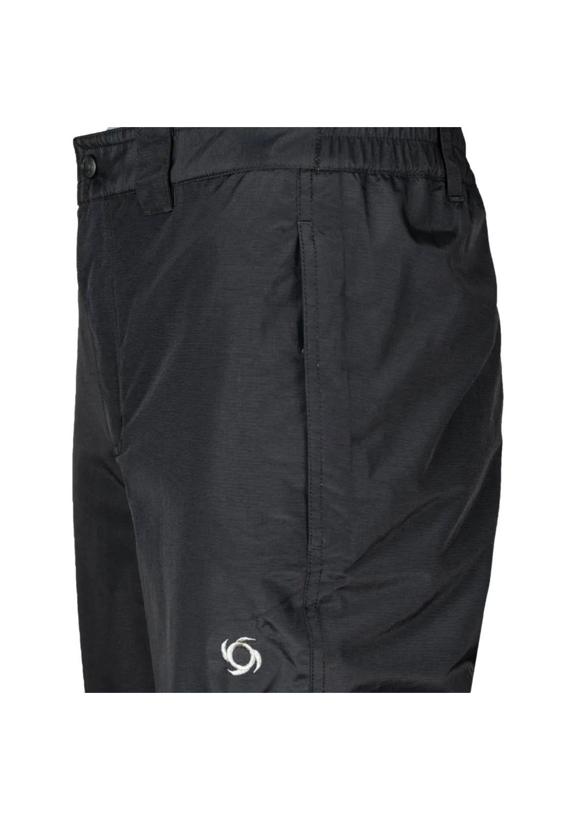 Pantalón Impermeable Hombre Cyclon Negro Doite-3