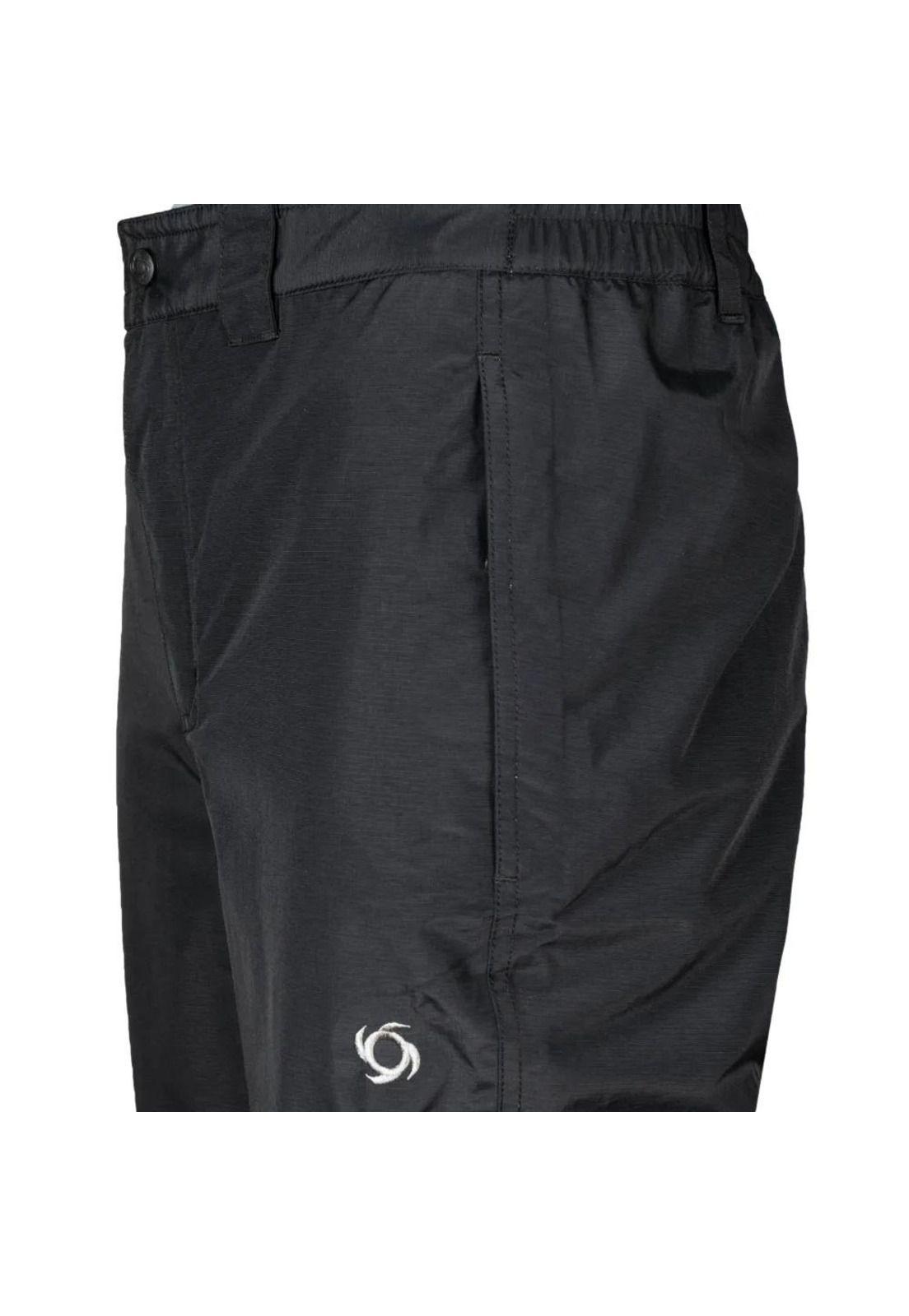 Pantalón Impermeable Hombre Cyclon Negro Doite-3