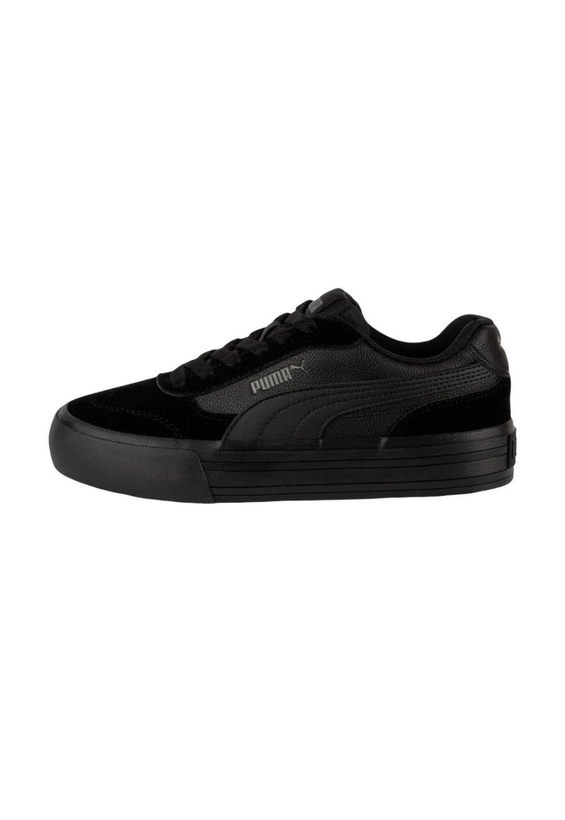 Zapatilla Kids Court Classic Vulc Negro Puma-0