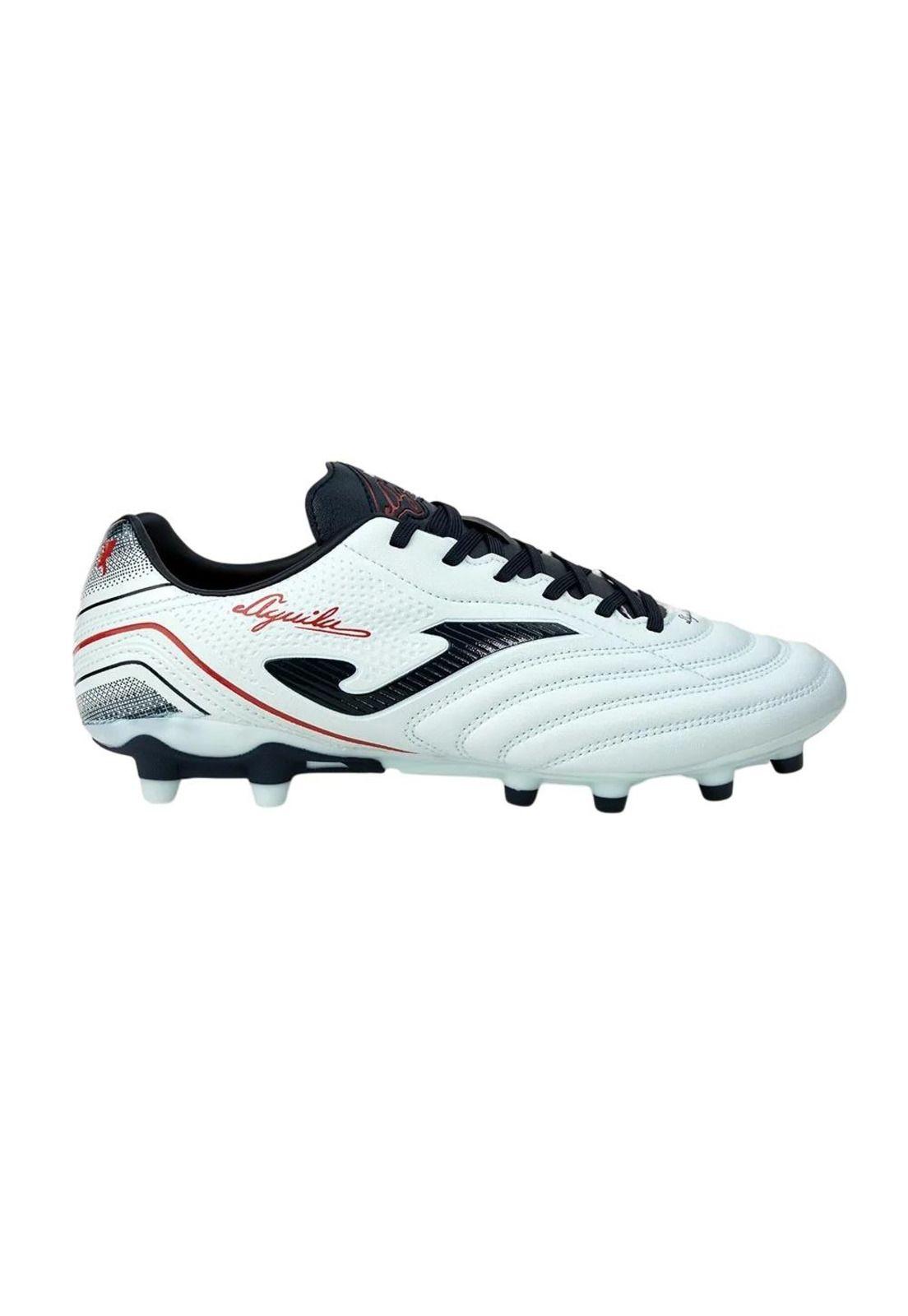 Zapatilla Fútbol FG Hombre Aguila Blanco Marino Joma-0