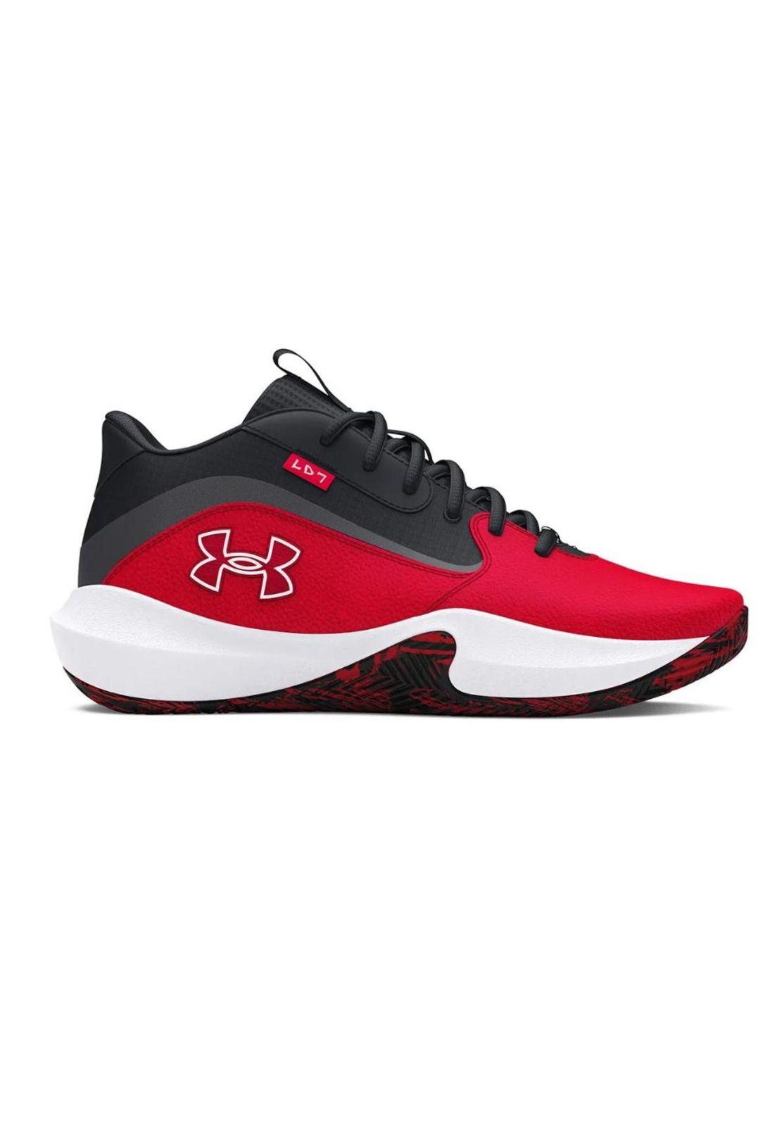 Zapatilla Basquetbol Hombre Lockdown 7 Rojo Under Armour-0
