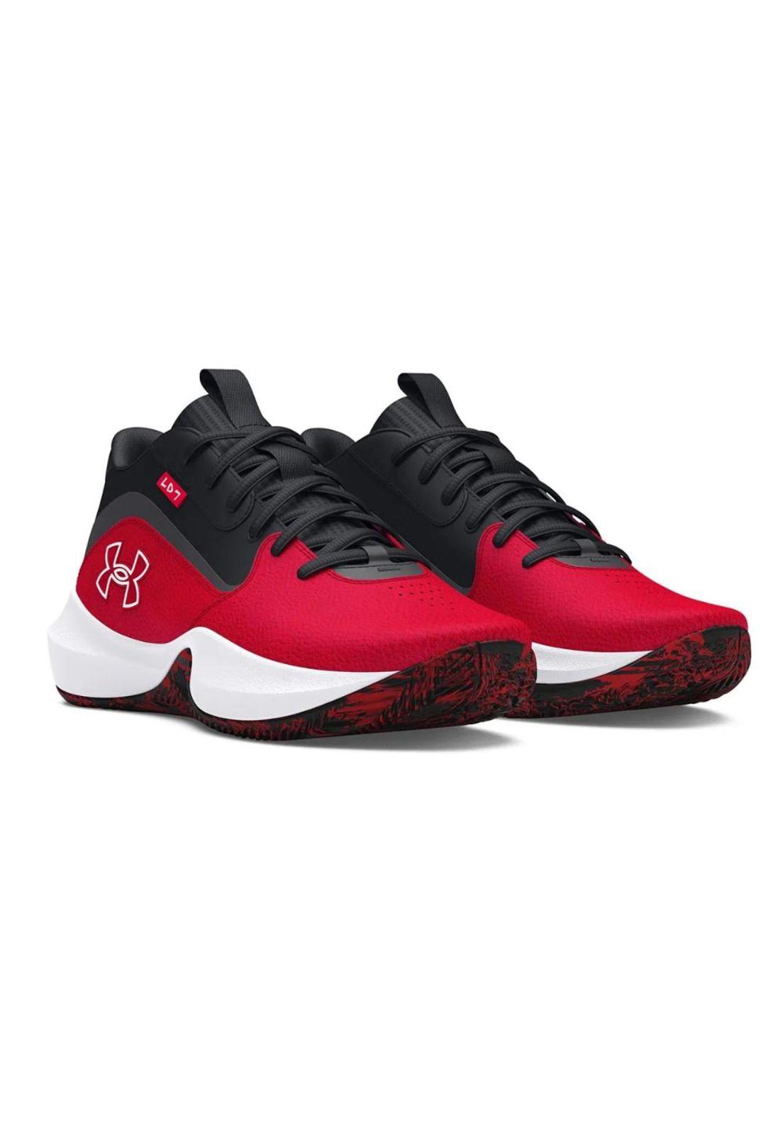 Zapatilla Basquetbol Hombre Lockdown 7 Rojo Under Armour-1