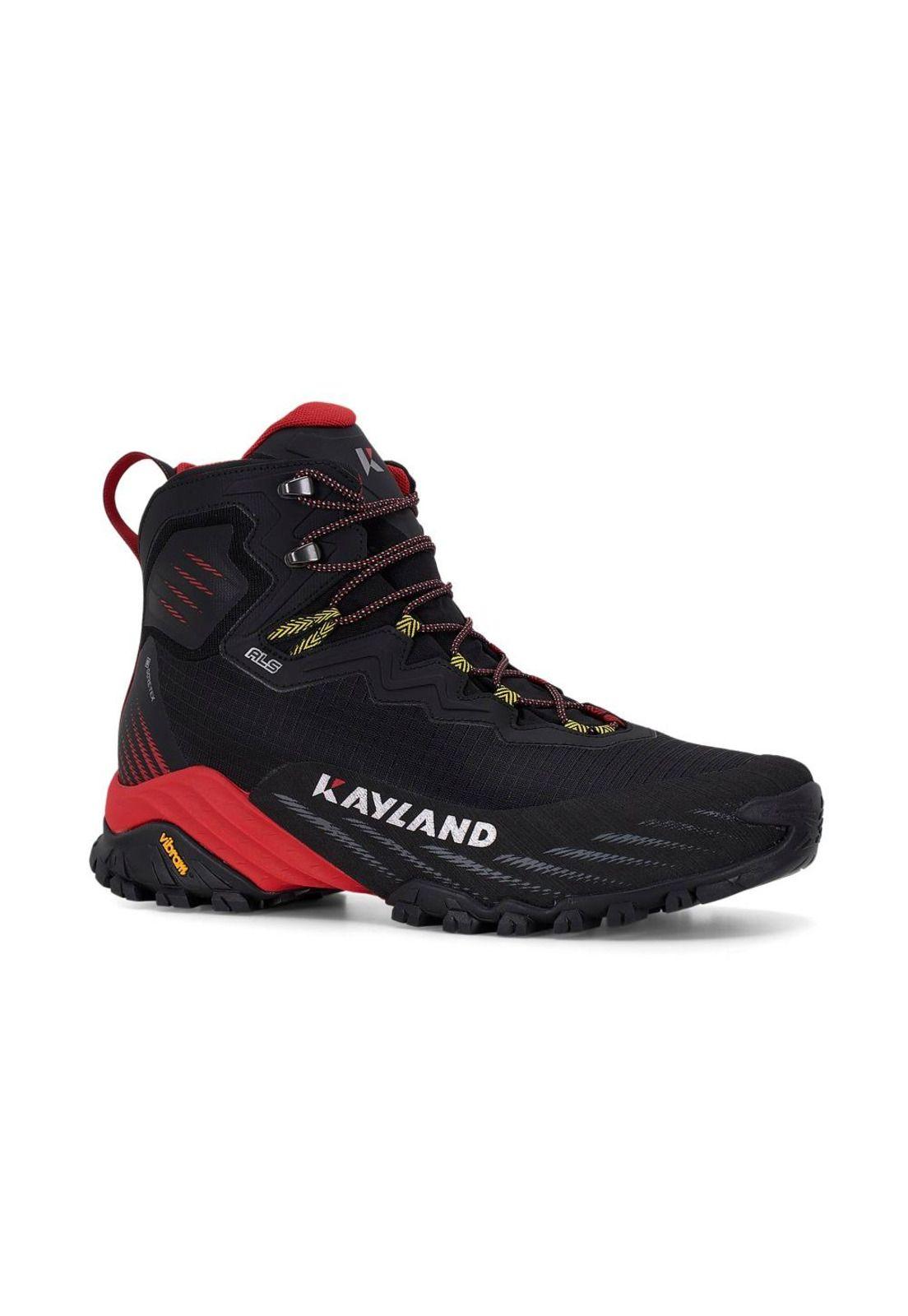 Botín Trekking Hombre Duke Evo GTX Negro Rojo Kayland-1