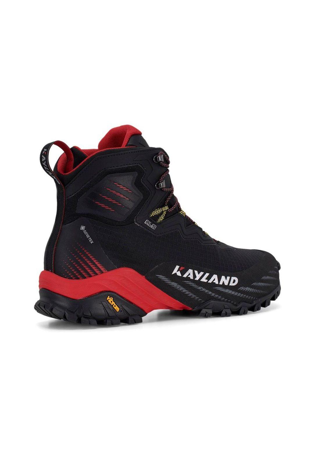 Botín Trekking Hombre Duke Evo GTX Negro Rojo Kayland-4