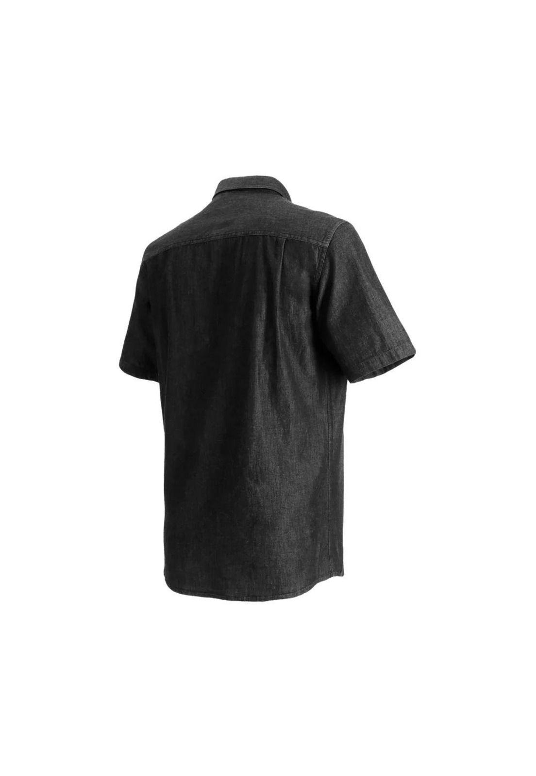 Camisa Manga Corta Hombre Solden Negro Doite-2