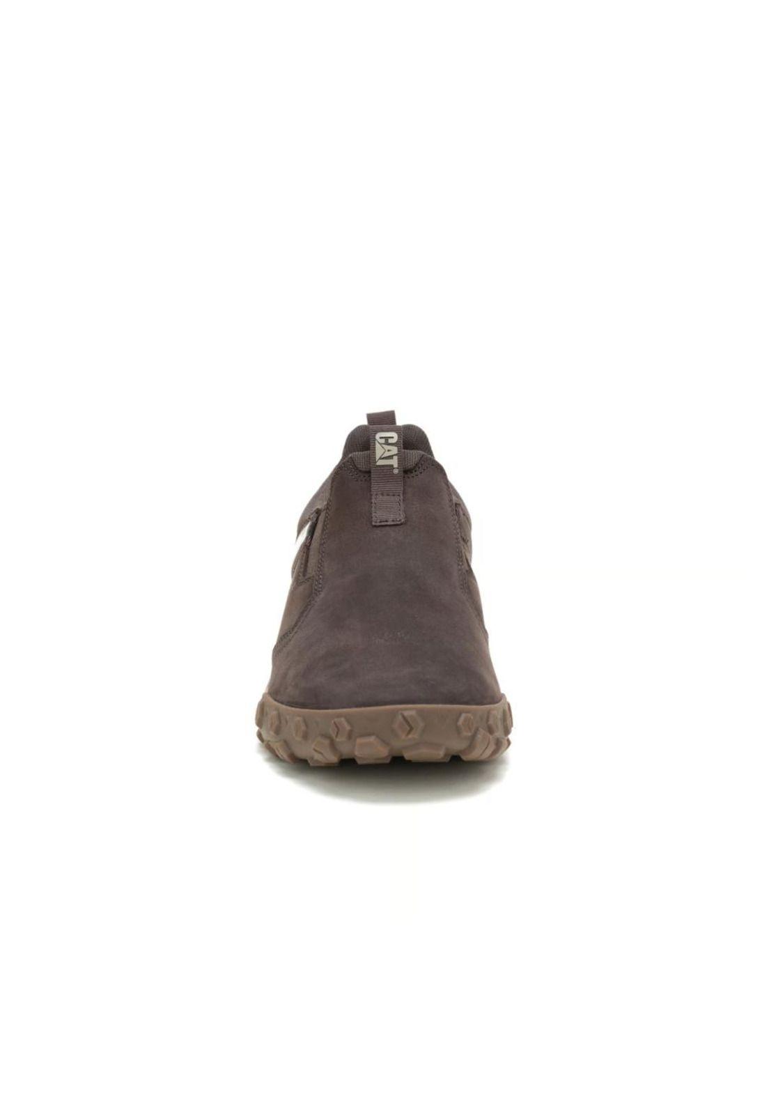 Zapatilla Hombre Hex Ready Slip On Café Cat-4