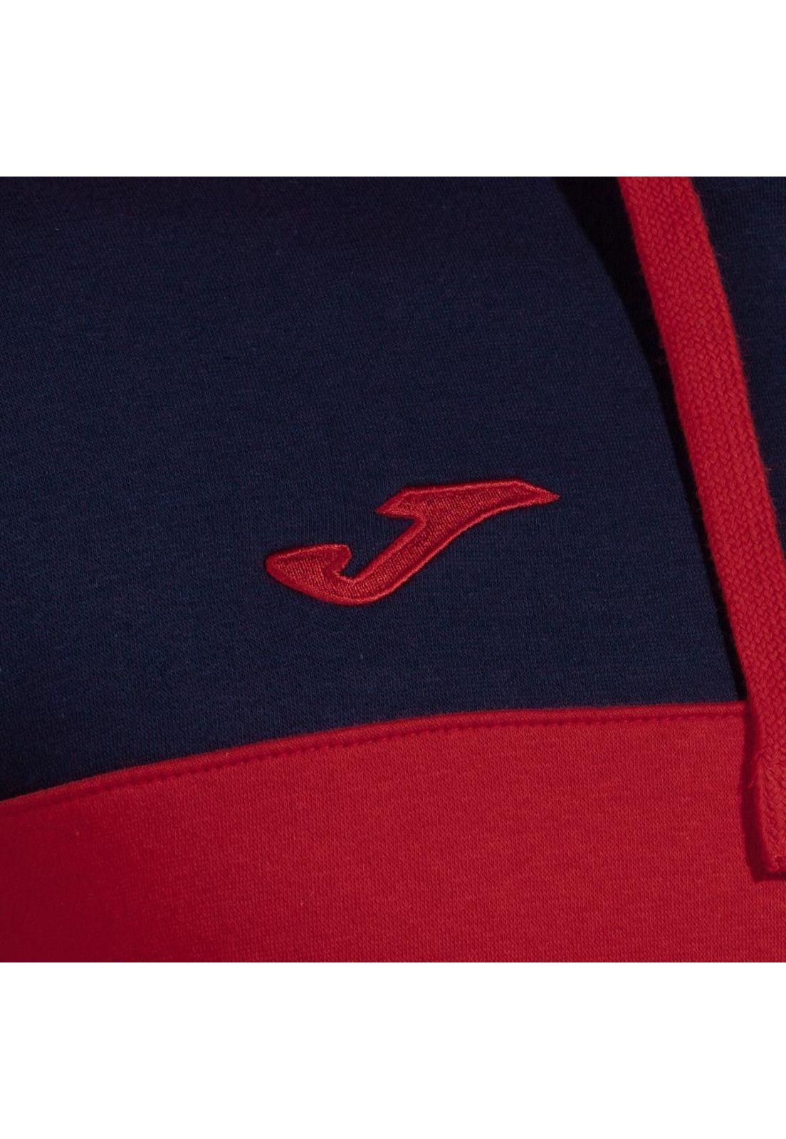 Polerón Hoodie Hombre Crew V Rojo Joma-2