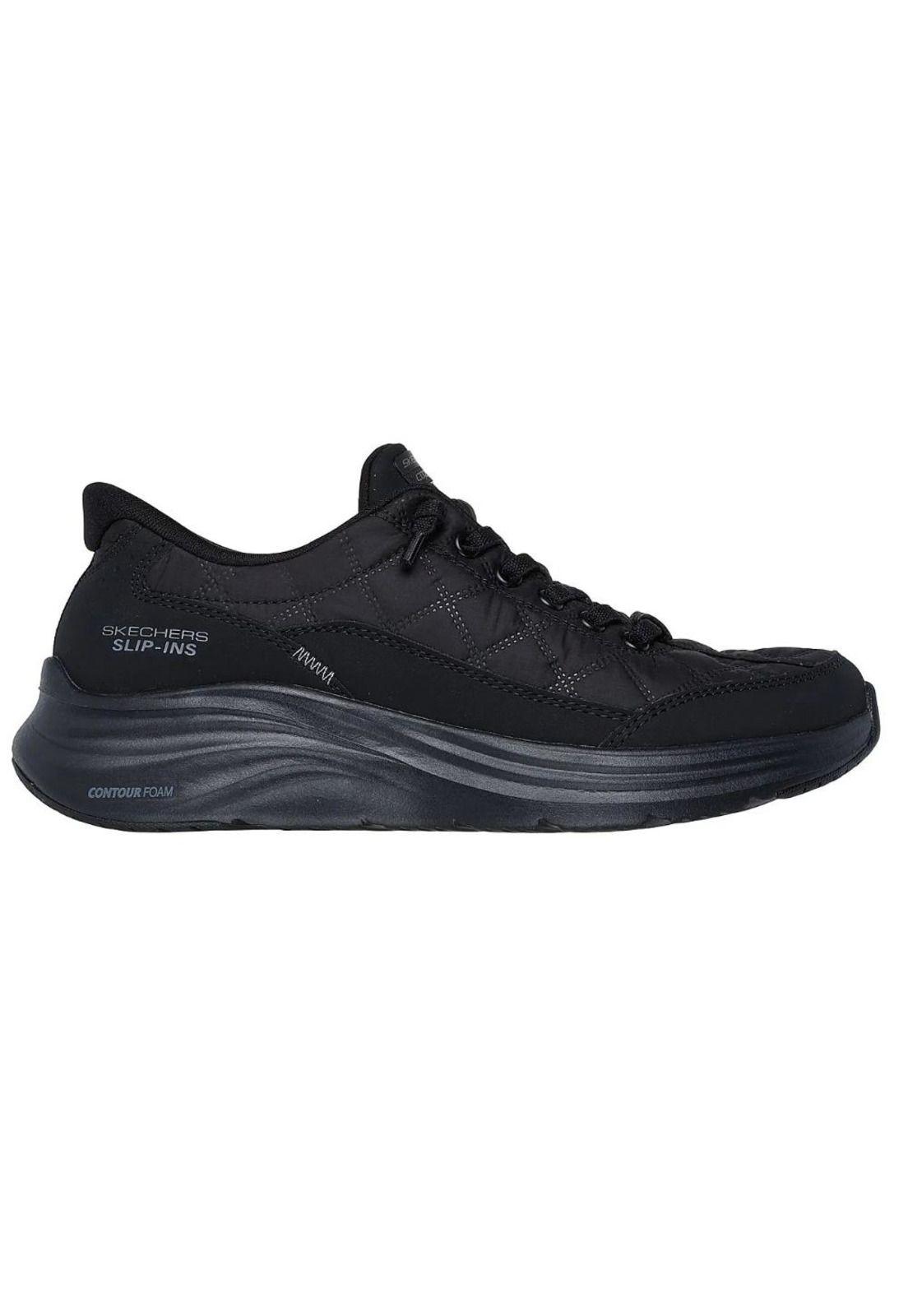 Zapatilla Mujer Slip-ins Contour Foam Negro Skechers-0