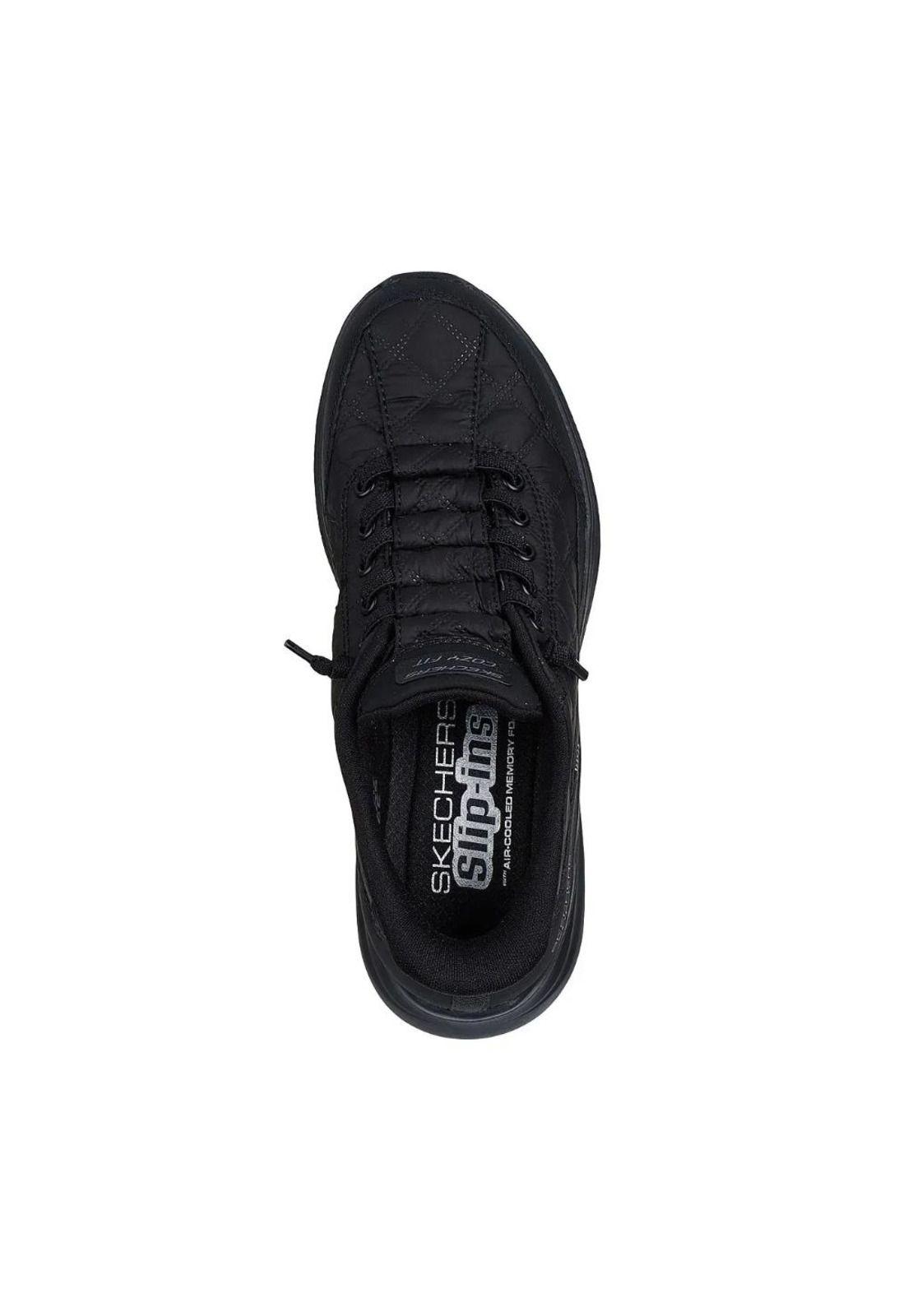 Zapatilla Mujer Slip-ins Contour Foam Negro Skechers-2