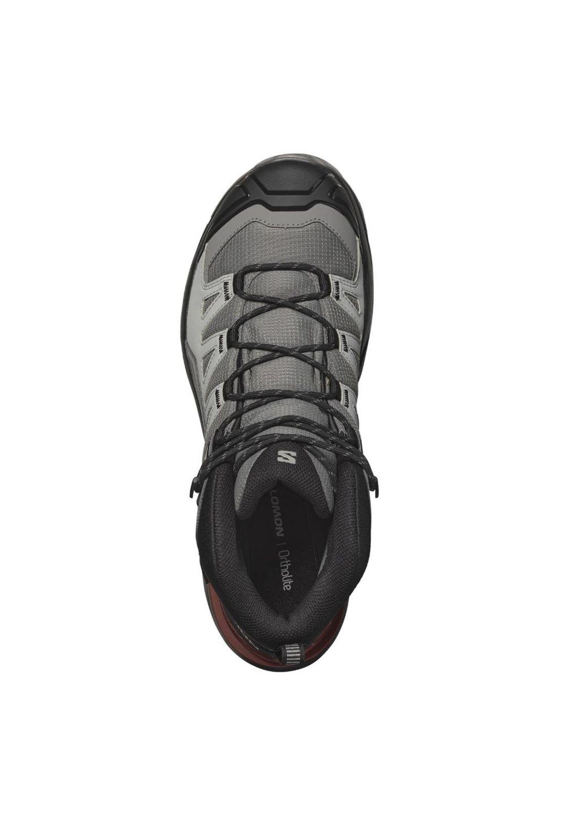 Botín Hombre X Ultra 360 Mid Gris Negro Salomon-2
