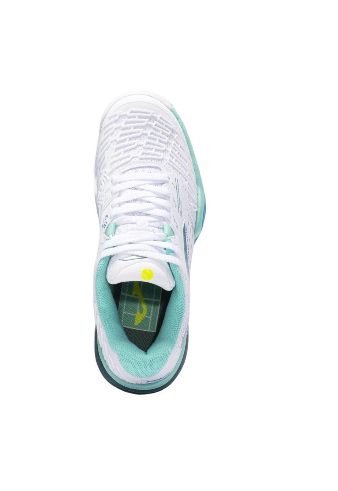Zapatilla Pádel Mujer Roland 24  Blanco Turquesa Joma-2