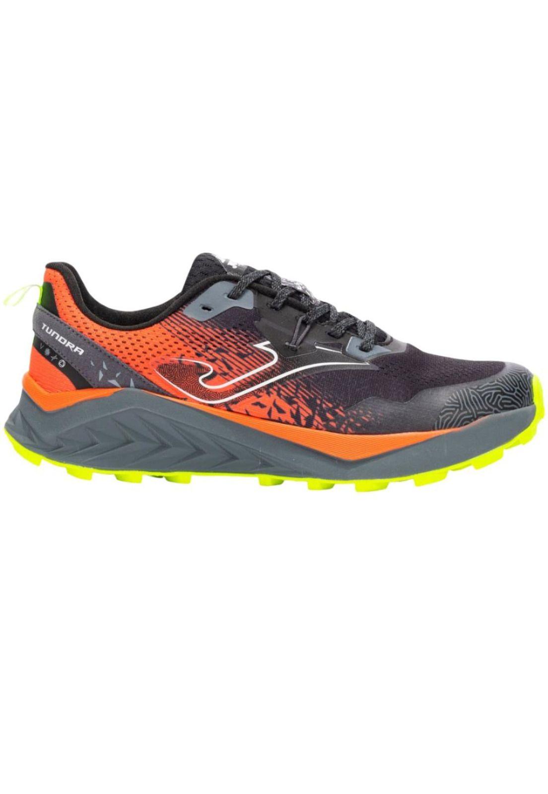 Zapatilla Trail Running Hombre Tundra Negro Naranja Joma-0