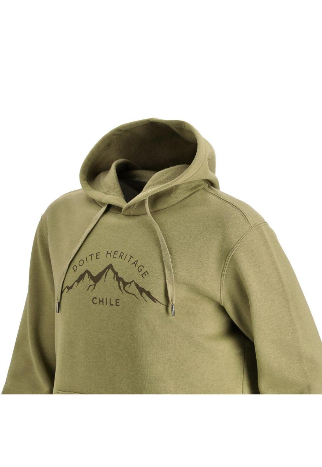 Polerón Hombre Hobby Print Oliva Doite-3