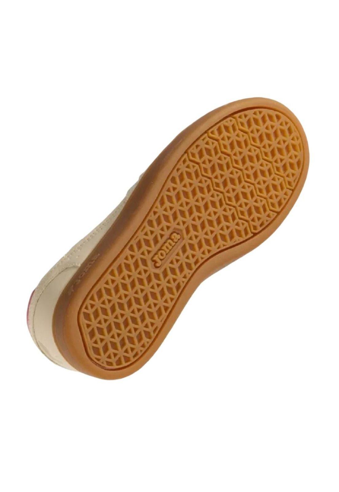 Zapatilla Kids Mundial Beige Rosa Joma-3