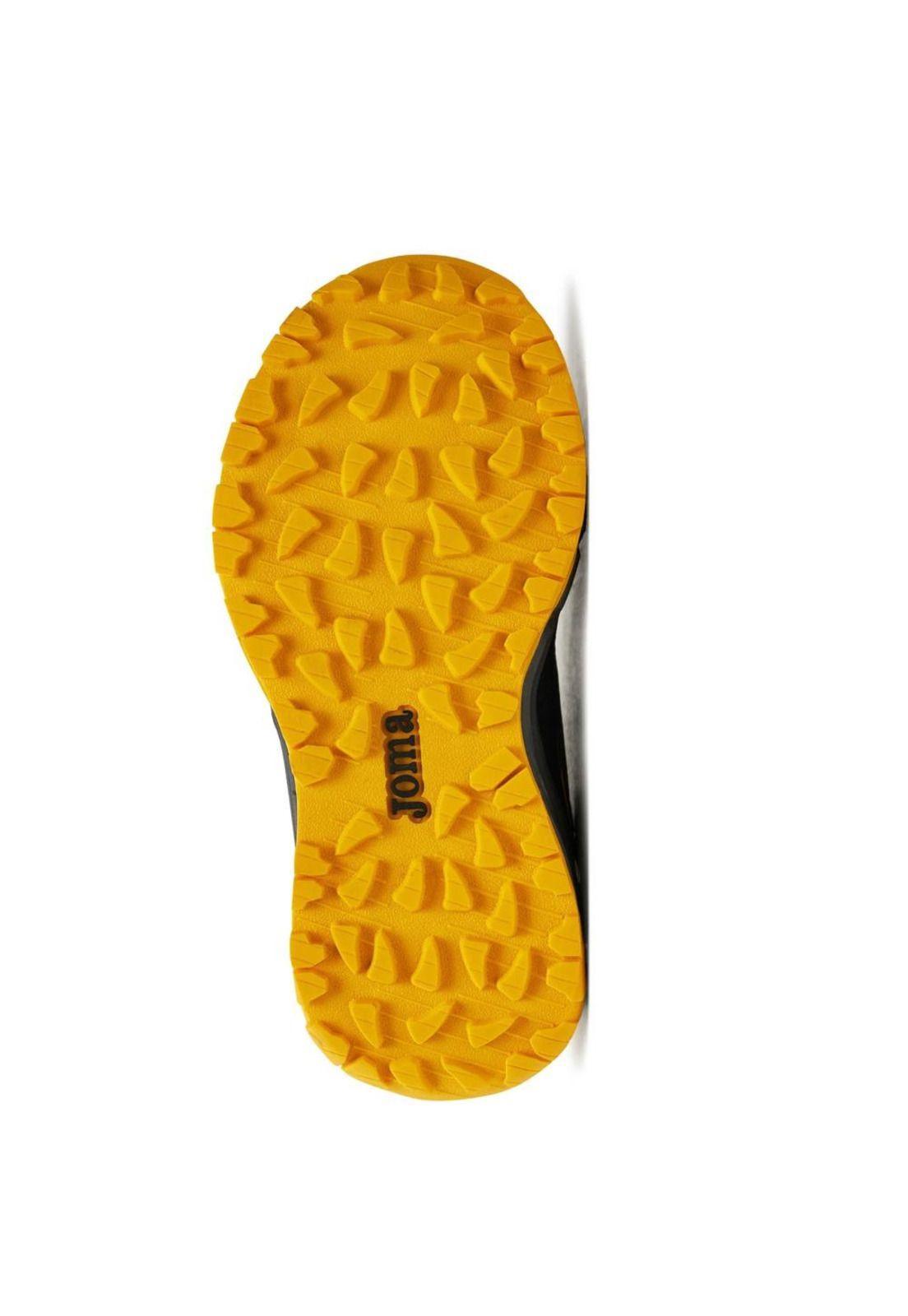 Zapatilla Trail Running Kids Tundra Jr Negro Amarillo Joma-3