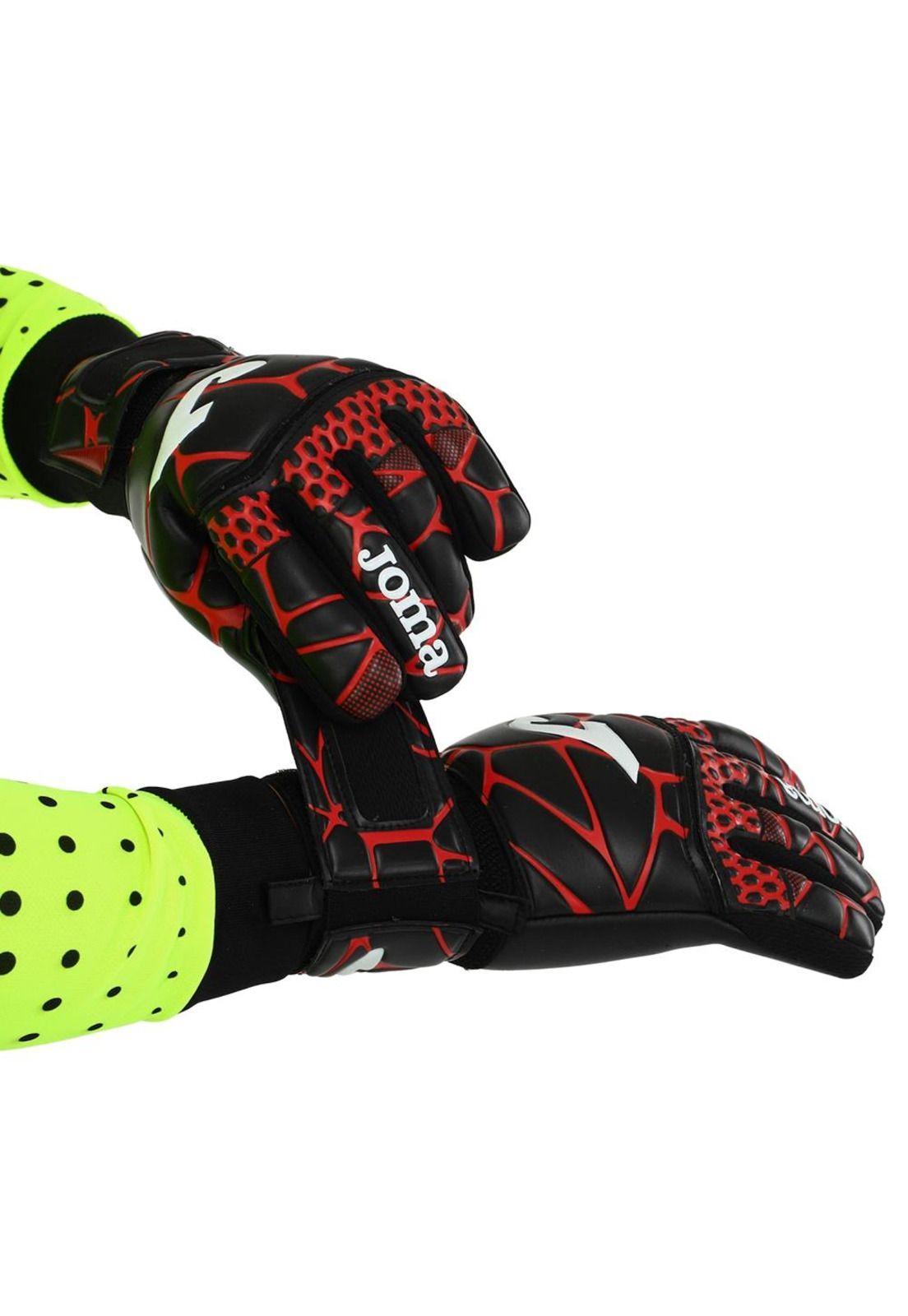 Guantes Fútbol Gk-Pro Negro Rojo Joma-3