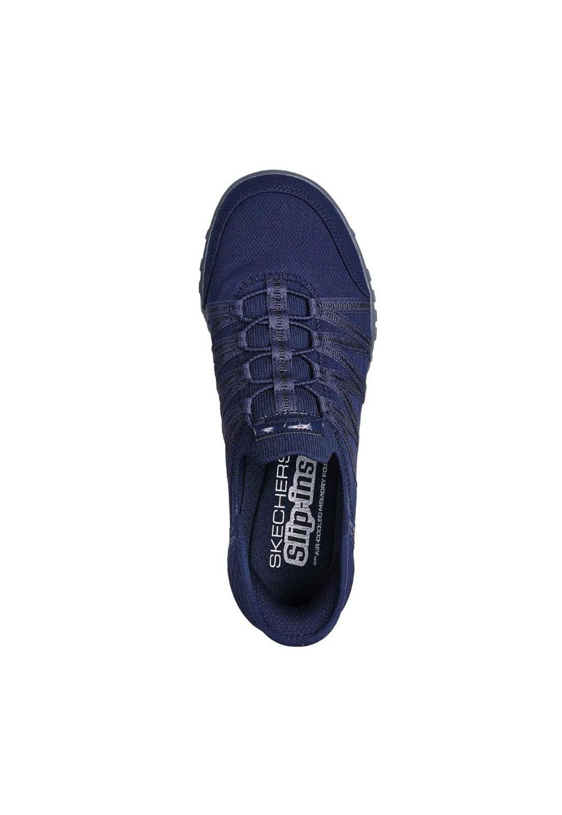 Zapatilla Mujer Breatheeasy Azul Skechers-2