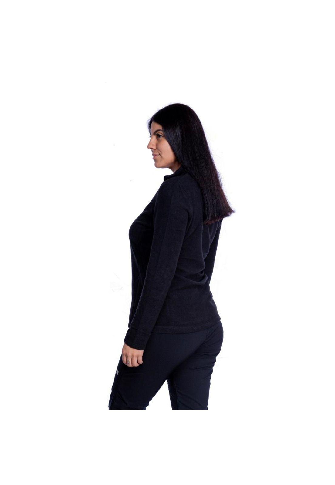 Chaqueta Polar Mujer Macarena Negro Sphere Pro-1