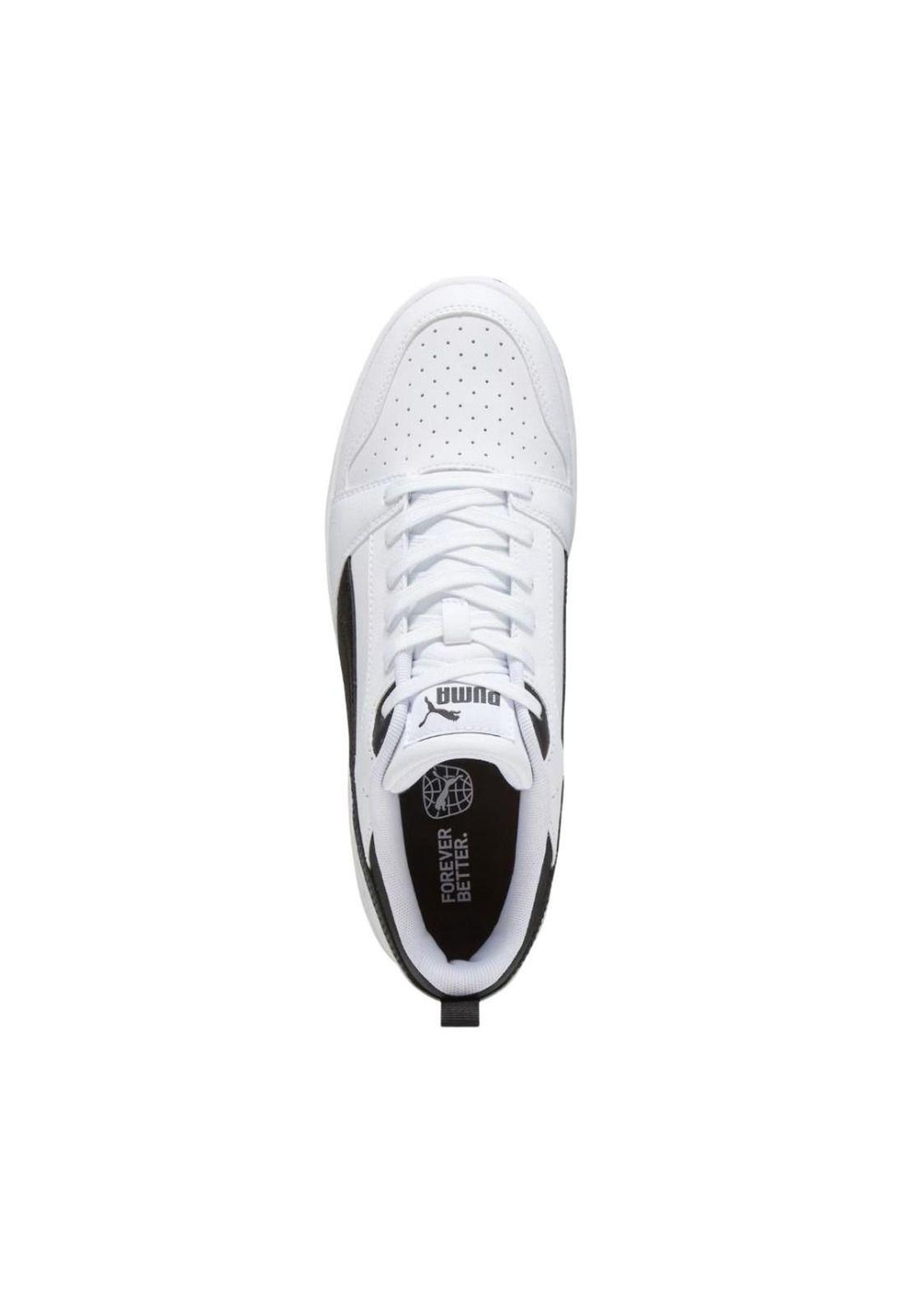 Zapatilla Hombre Rebound V6 Low Blanco Negro Puma-2