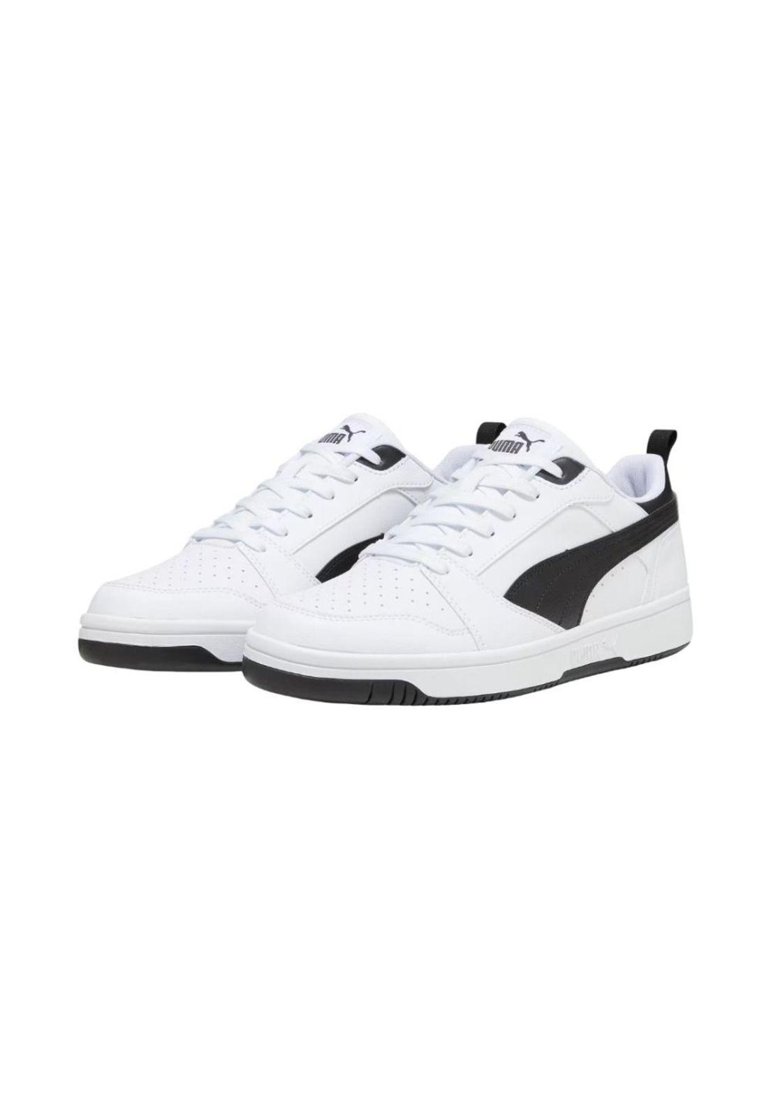 Zapatilla Hombre Rebound V6 Low Blanco Negro Puma-1