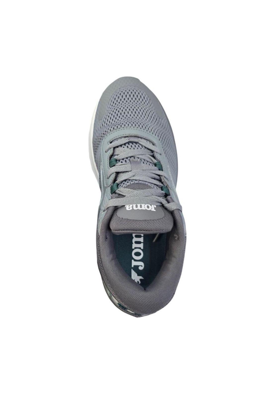 Zapatilla Running Hombre Active Gris Negro Joma-2