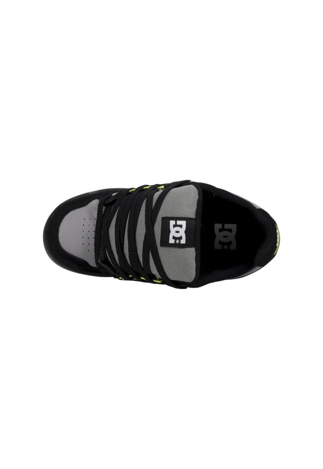 Zapatilla Kids Stag Negro Verde DC-2