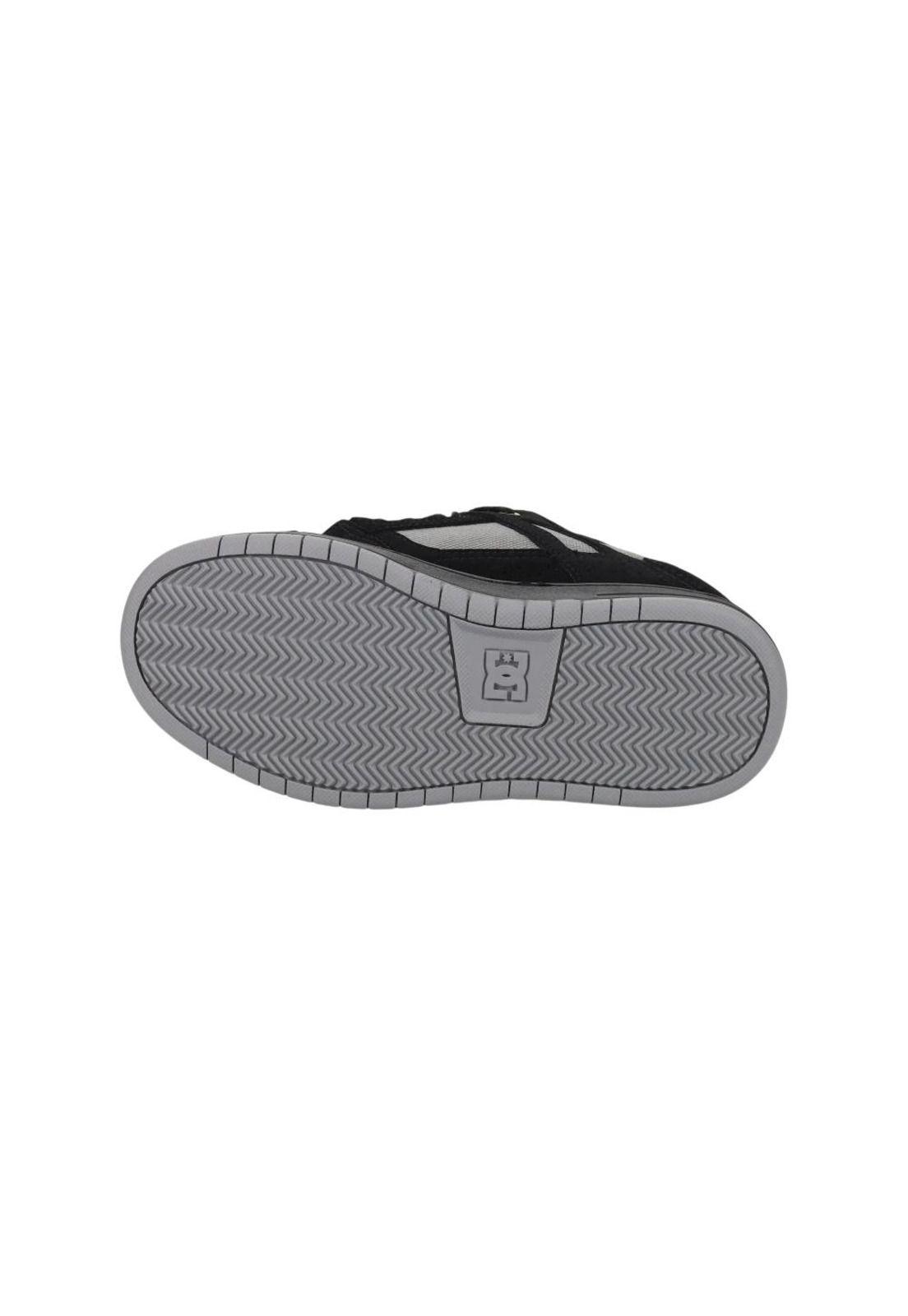 Zapatilla Kids Stag Negro Verde DC-3