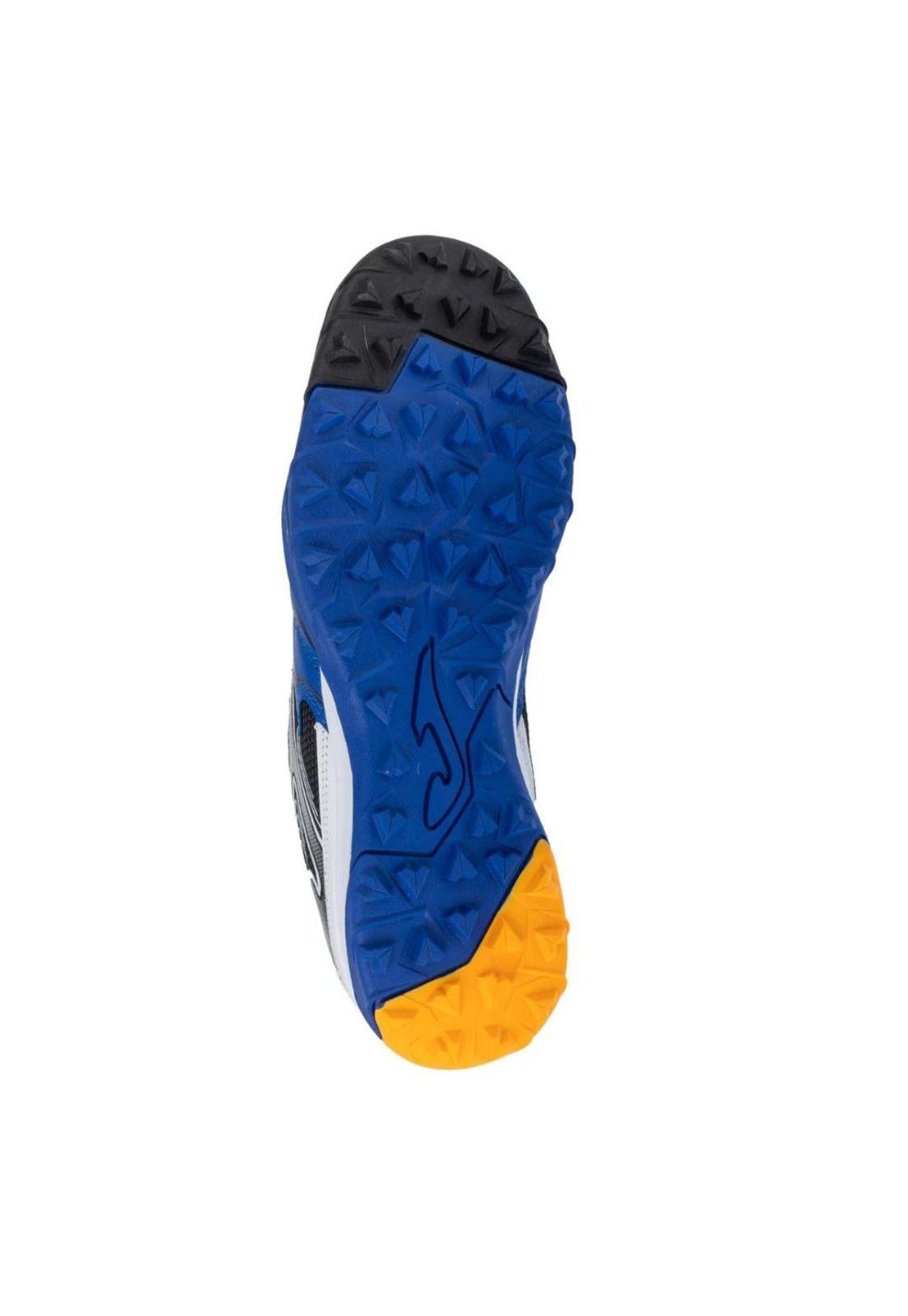 Zapatilla Fútbol Turf Hombre Cancha Azul Negro Joma-3