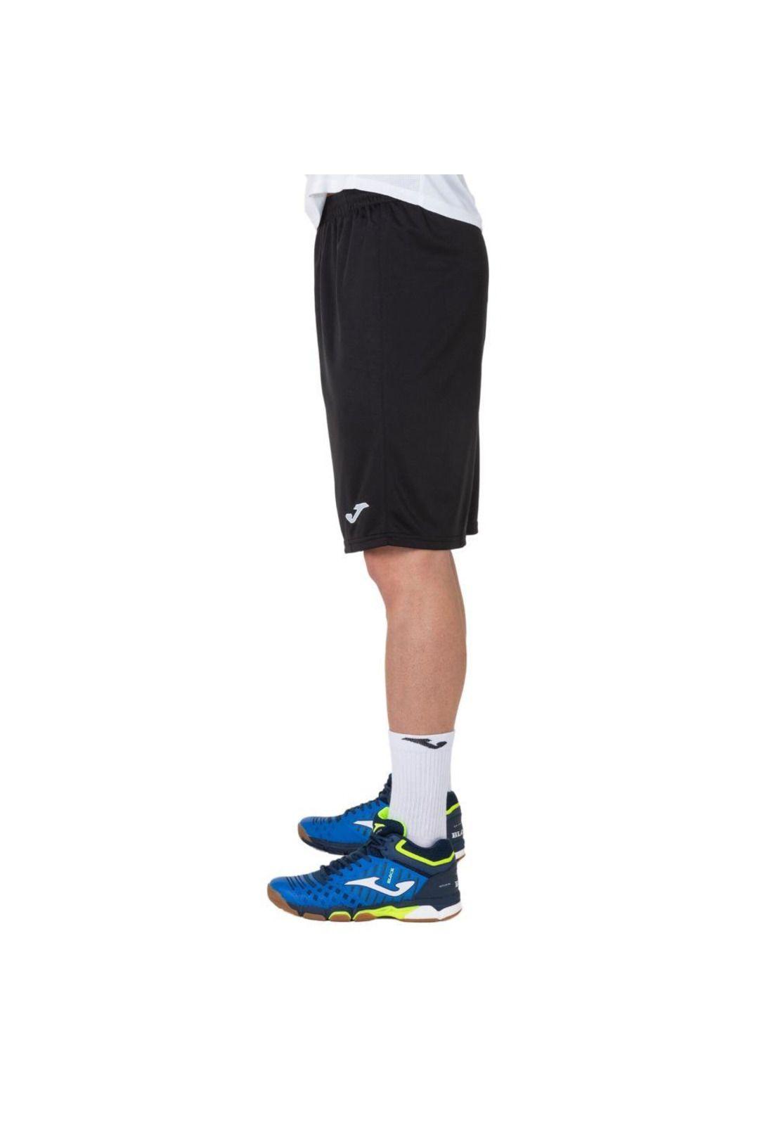 Short Deportivo Largo Hombre Nobel Negro Joma-5