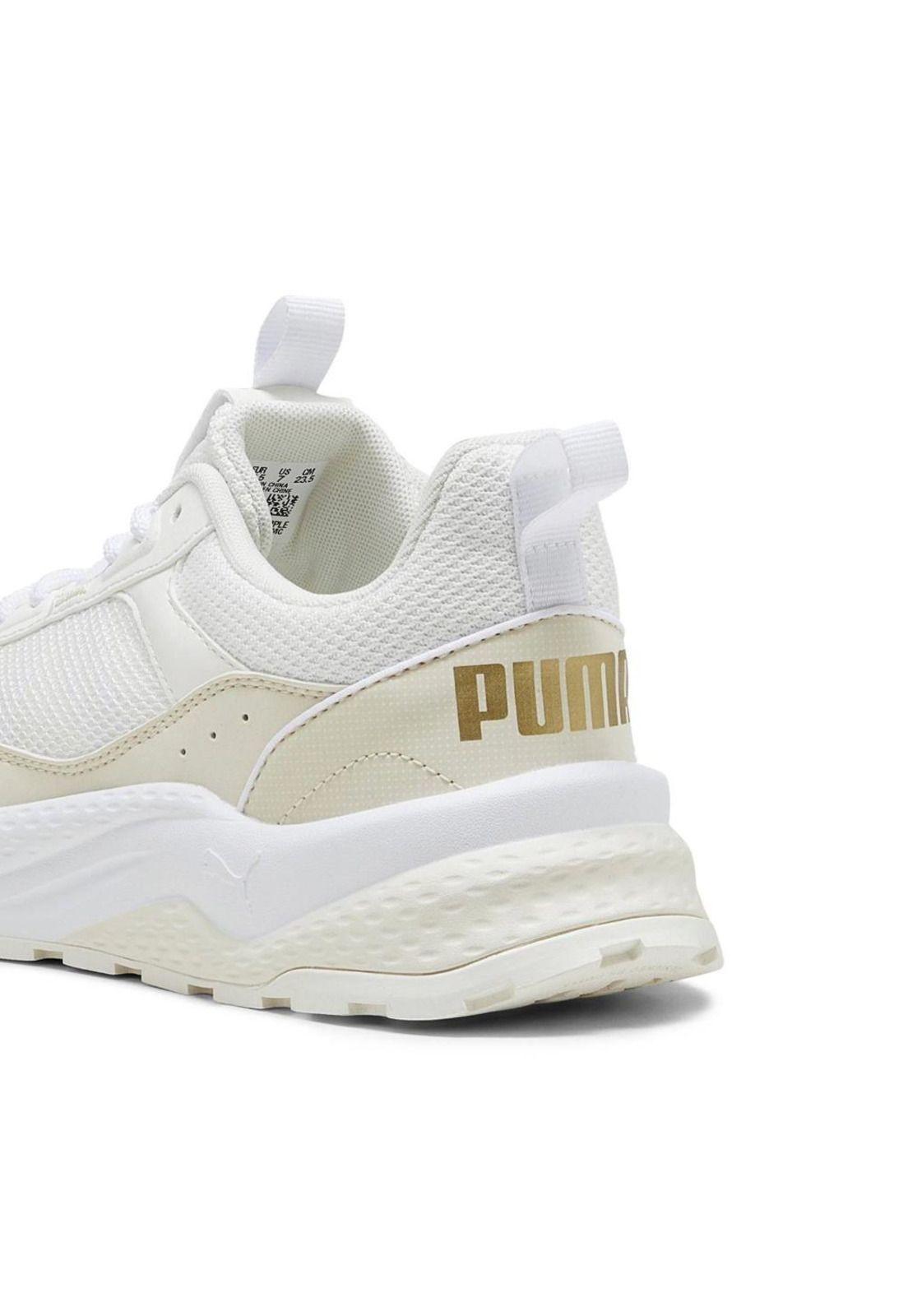Zapatilla Mujer Anzarun 2.0 Blanco Gold Puma-3