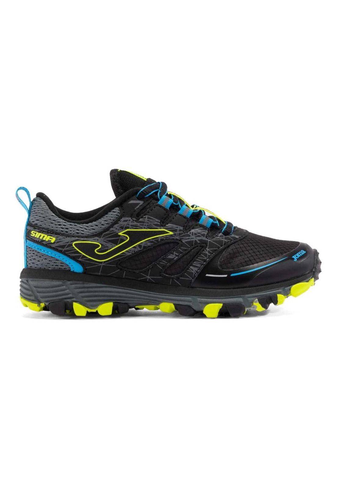 Zapatilla Trail Running Kids Sima 24 Jr Negro Joma-0