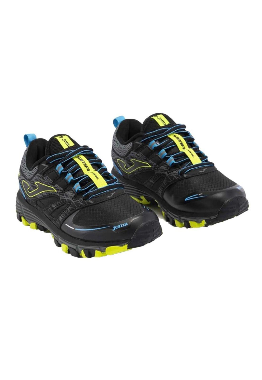Zapatilla Trail Running Kids Sima 24 Jr Negro Joma-1