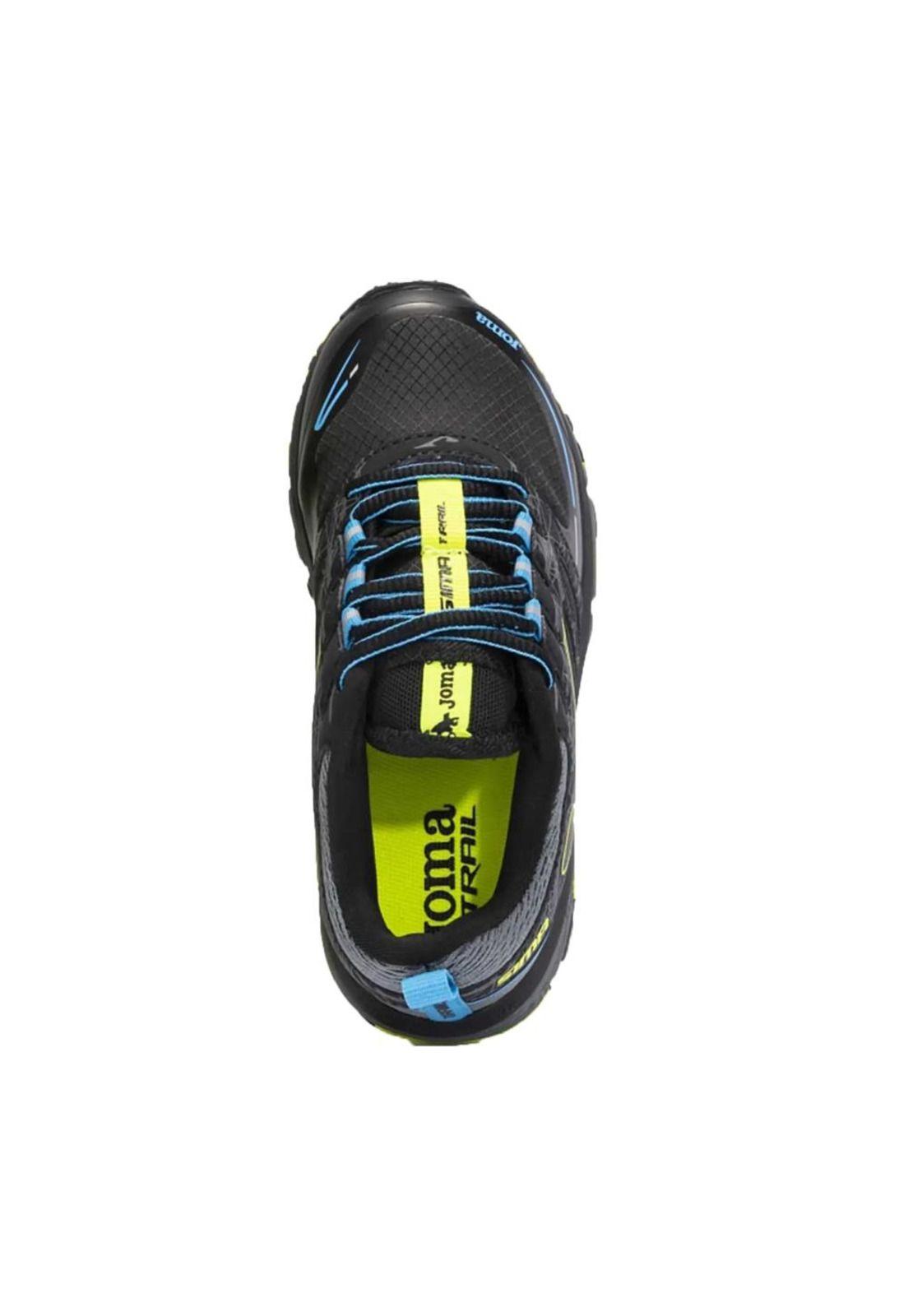 Zapatilla Trail Running Kids Sima 24 Jr Negro Joma-2